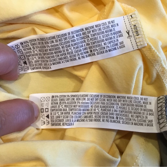 FOREVER 21 KEYHOLE TIE SKATER DRESSES SZ M LOT OF 2 YELLOW OLIVE ARMY GREEN - Picture 8 of 8